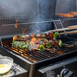 Char-Griller FlexFuel Black Liquid propane and charcoal Combo Grill