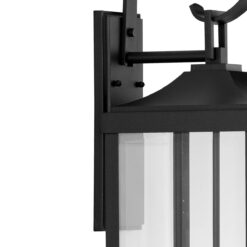 Progress Lighting Gibbes Street 3 -Light 30.62-in H Black Hardwired Outdoor Wall Light
