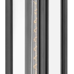 Hinkley Sag Harbor 1 -Light 21.25-in H Satin Black Hardwired Outdoor Wall Light