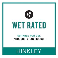 Hinkley Grant 1 -Light 16.75-in H Black Hardwired Outdoor Wall Light