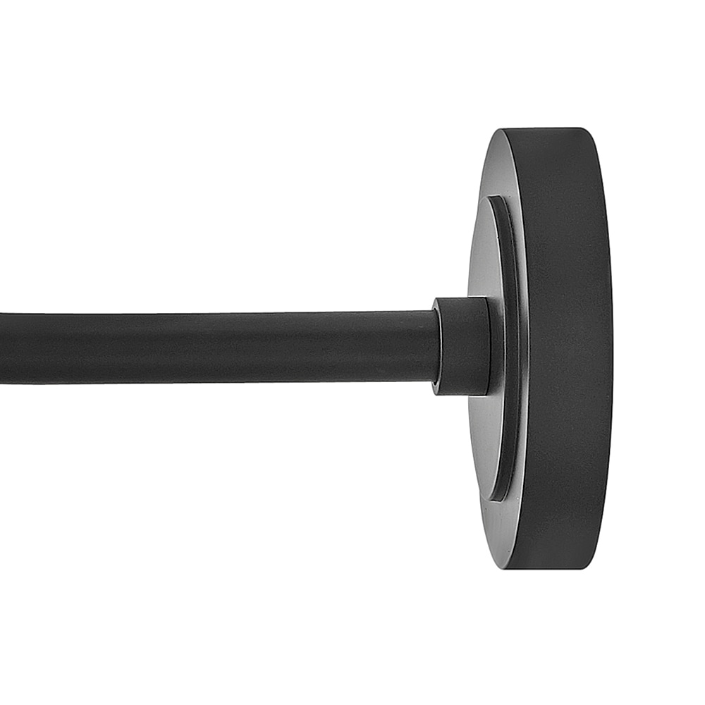 Hinkley Forge 1 -Light 17.5-in H Satin Black Hardwired Dark Sky Outdoor Wall Light