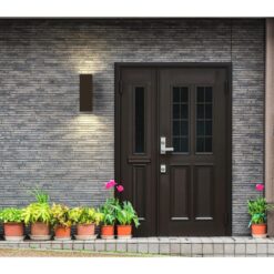 Progress Lighting LED Sq Cylinder 18-in H Antique Bronze Hardwired Integrated LED Outdoor Wall Light