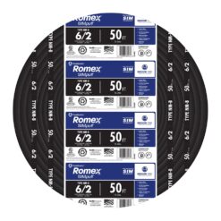 Southwire 50-Feet 6 / 2 / Romex SIMpull Solid Indoor CU NM-B W/G Individual pack ( By-the-roll )