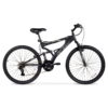 Hyper Bicycle 26" Havoc Mountain Bike, 26" Wheels, Adults Ages 14+ Years, Black
