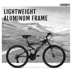 Hyper Bicycle 26" Havoc Mountain Bike, 26" Wheels, Adults Ages 14+ Years, Black