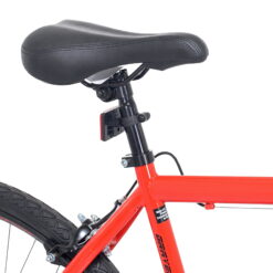 Kent 700c Dirt Runner Men's Gravel Bike, 14 Speed, Neon Red / Orange