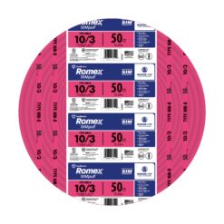 Southwire 50-Feet 10 / 3 / Romex SIMpull Solid Indoor CU NM-B W/G Individual pack ( By-the-roll )