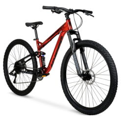 Hyper 29" Explorer Dual Suspension Mountain Bike, Adults Age 13+, Red