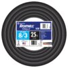 Southwire 25-Feet 8 / 3 / Romex SIMpull Stranded Indoor CU NM-B W/G Individual pack ( By-the-roll )