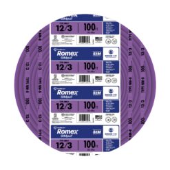Southwire 100-ft 12 / 3 / Romex SIMpull Solid Indoor CU NM-B W/G Individual pack ( By-the-roll )