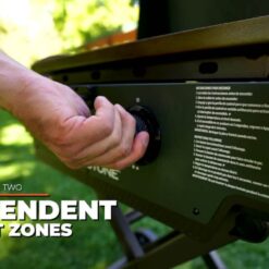 Blackstone Adventure Ready 2-Burner 22" Omnivore Propane Griddle with Flex-Fold Legs in Alpine Green