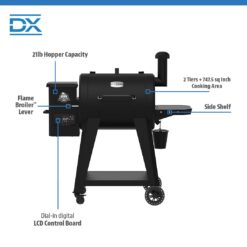 Pit Boss 700 DX Series 740-Sq. in Black Pellet Grill