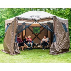 Clam Outdoors Polyester 8 -Person Screen tent