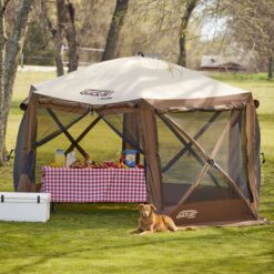 Clam Outdoors Polyester 8 -Person Screen tent