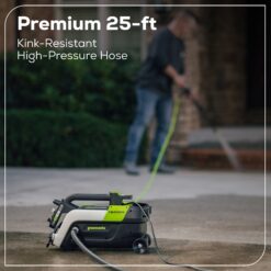 Greenworks 1900 PSI 1.2-GPM Cold Water Electric Pressure Washer with 4 Spray Tips