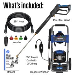 Westinghouse WPX3000e 3000 PSI 1.76-GPM Cold Water Electric Pressure Washer with 5 Spray Tips