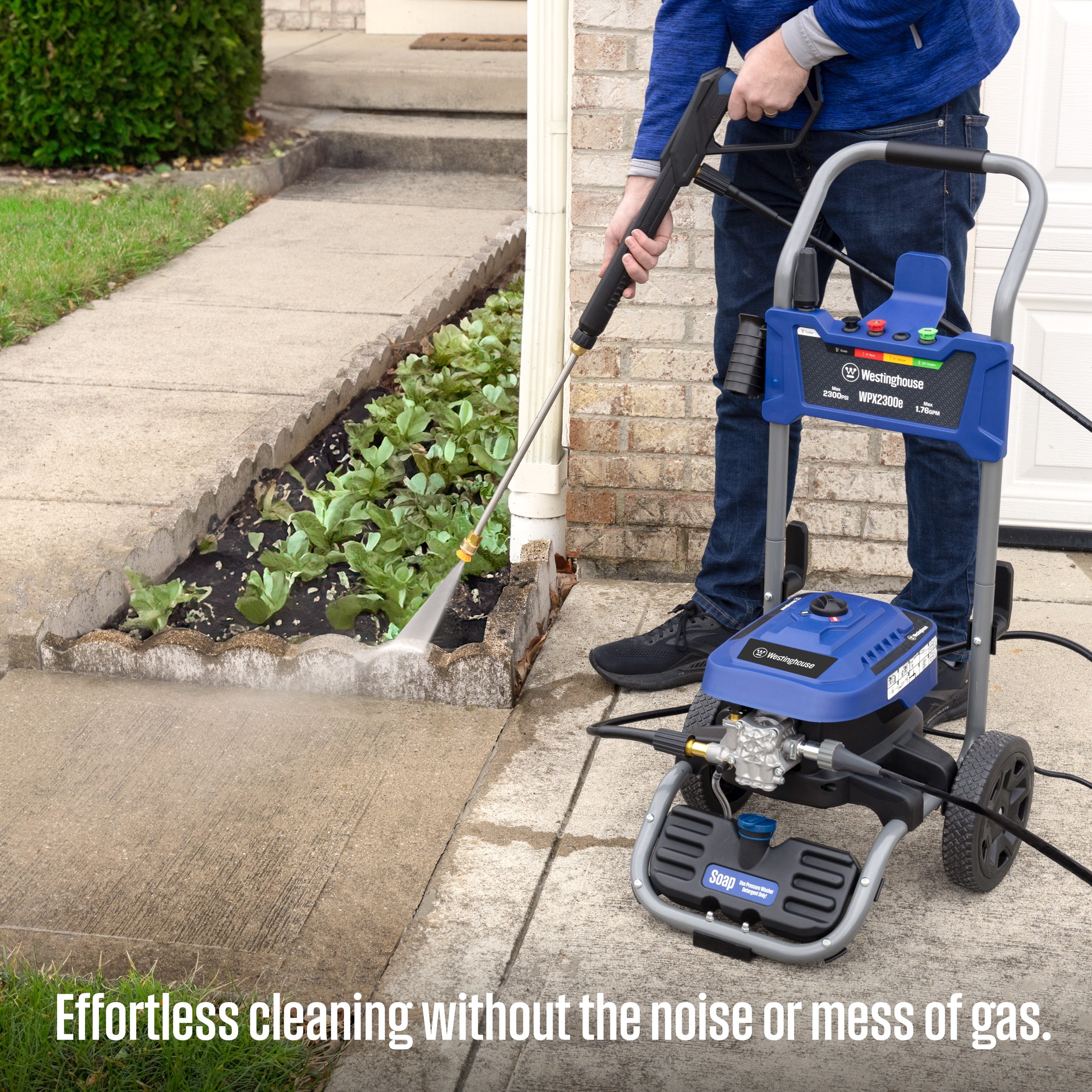 Westinghouse WPX2300e 2300 PSI 1.76-GPM Cold Water Electric Pressure Washer with 5 Spray Tips