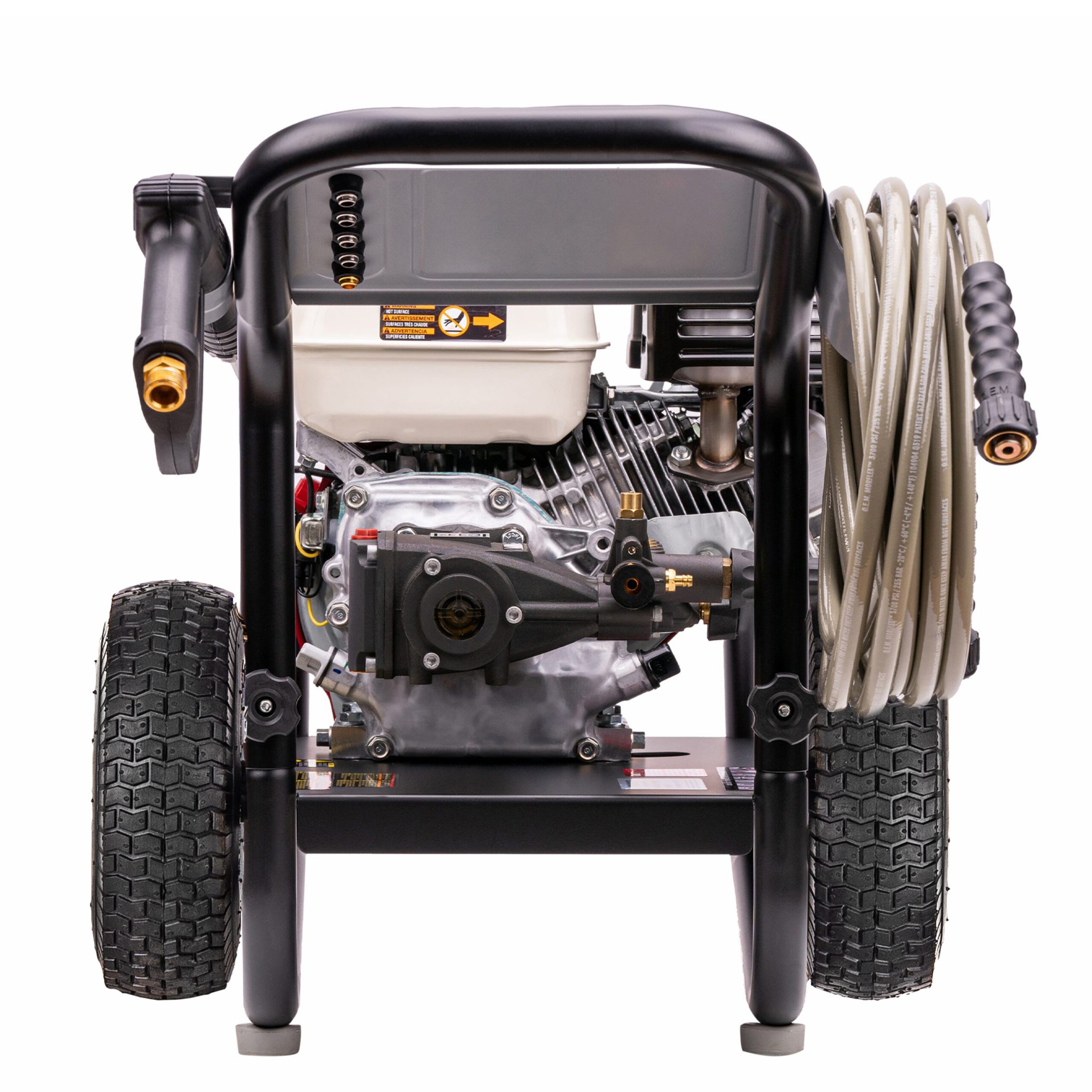 SIMPSON PowerShot with Honda GX200 Engine 3600 PSI 2.5-GPM Cold Water Gas Pressure Washer with 5 Spray Tips