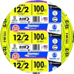 Southwire 100 ft. 12/2 Solid Romex SIMpull CU NM-B W/G Wire 28828228