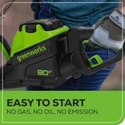Greenworks 80-volt 26-in Battery Hedge Trimmer 2 Ah (Battery and Charger Included)