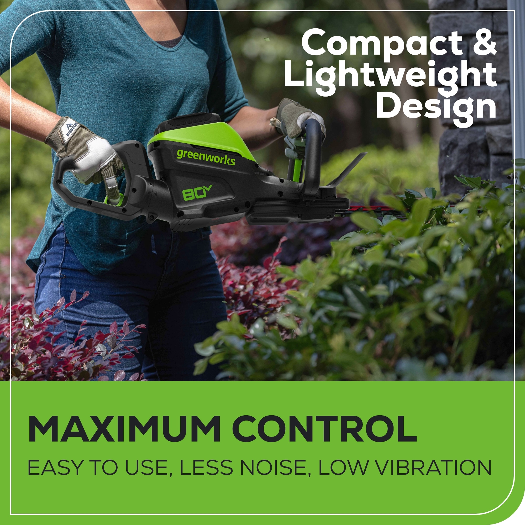 Greenworks 80-volt 26-in Battery Hedge Trimmer 2 Ah (Battery and Charger Included)