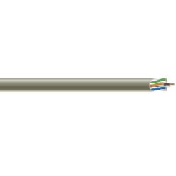 Southwire 1,000 ft. 24/4 Solid CU CAT5e CMR (Riser) Data Cable in Gray 56917949