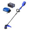 Kobalt Carbon Fiber 80-volt 17-in Straight Shaft Battery String Trimmer 2 Ah (Battery and Charger Included)
