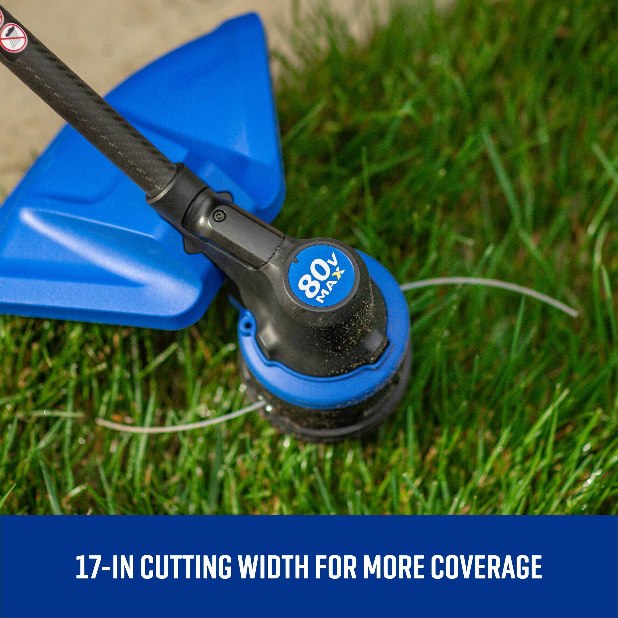 Kobalt Carbon Fiber 80-volt 17-in Straight Shaft Battery String Trimmer 2 Ah (Battery and Charger Included)