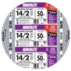 Southwire 14/2 x 50 ft. Solid CU MC (Metal Clad) Armorlite Cable 68579252