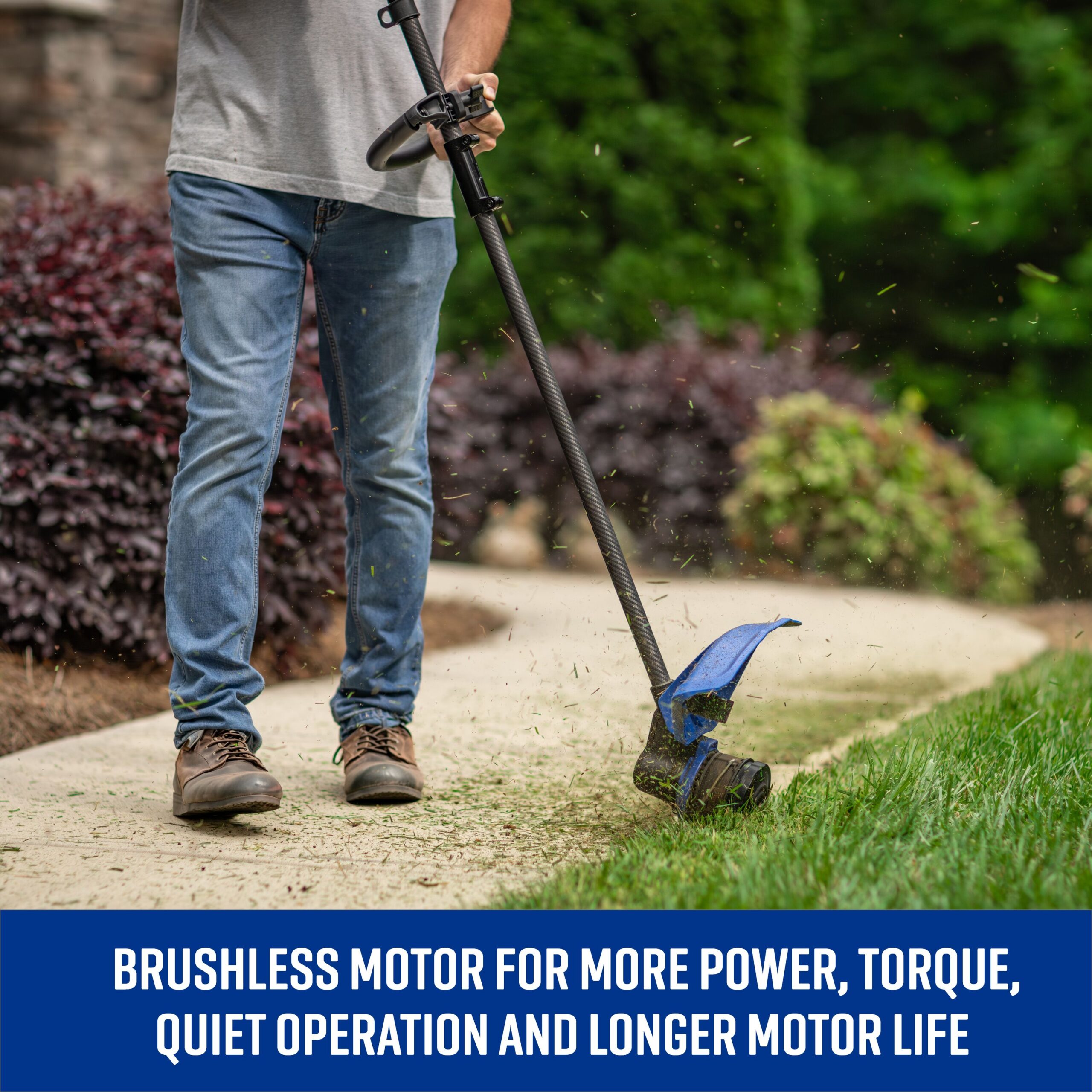Kobalt Carbon Fiber 80-volt 17-in Straight Shaft Battery String Trimmer 2 Ah (Battery and Charger Included)