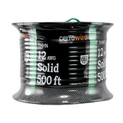 Cerrowire 500 ft.12 Gauge Green Solid CU THHN Wire 112-1655J