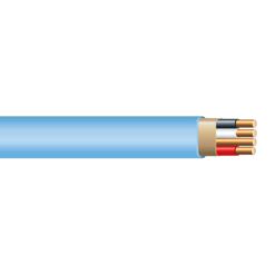 Cerrowire 250 ft. 14/3 Light Blue Solid CerroMax SLiPWire Copper NM -B Wire 147-14043G