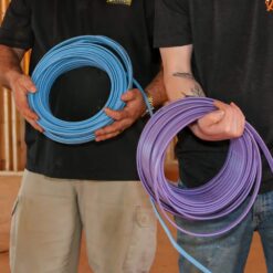 Cerrowire 250 ft. 14/3 Light Blue Solid CerroMax SLiPWire Copper NM -B Wire 147-14043G