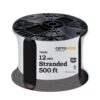 Cerrowire 500 ft. 12 Gauge Black Stranded Copper THHN Wire 112-3651J
