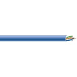 Southwire 500 ft. Blue 23/4 Solid CU CAT6 CMR (Riser) Data Cable 56918945