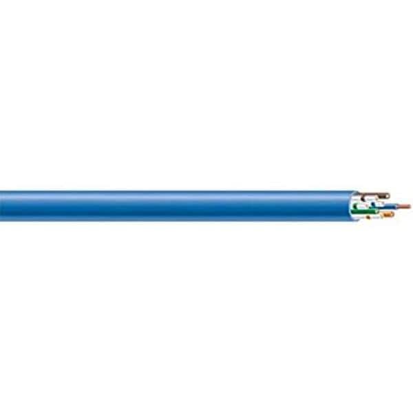 Southwire 500 ft. Blue 23/4 Solid CU CAT6 CMR (Riser) Data Cable 56918945