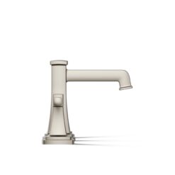 KOHLER Riff Vibrant Brushed Nickel Widespread 2-handle WaterSense Low-arc Residential Handle Bathroom Sink Faucet