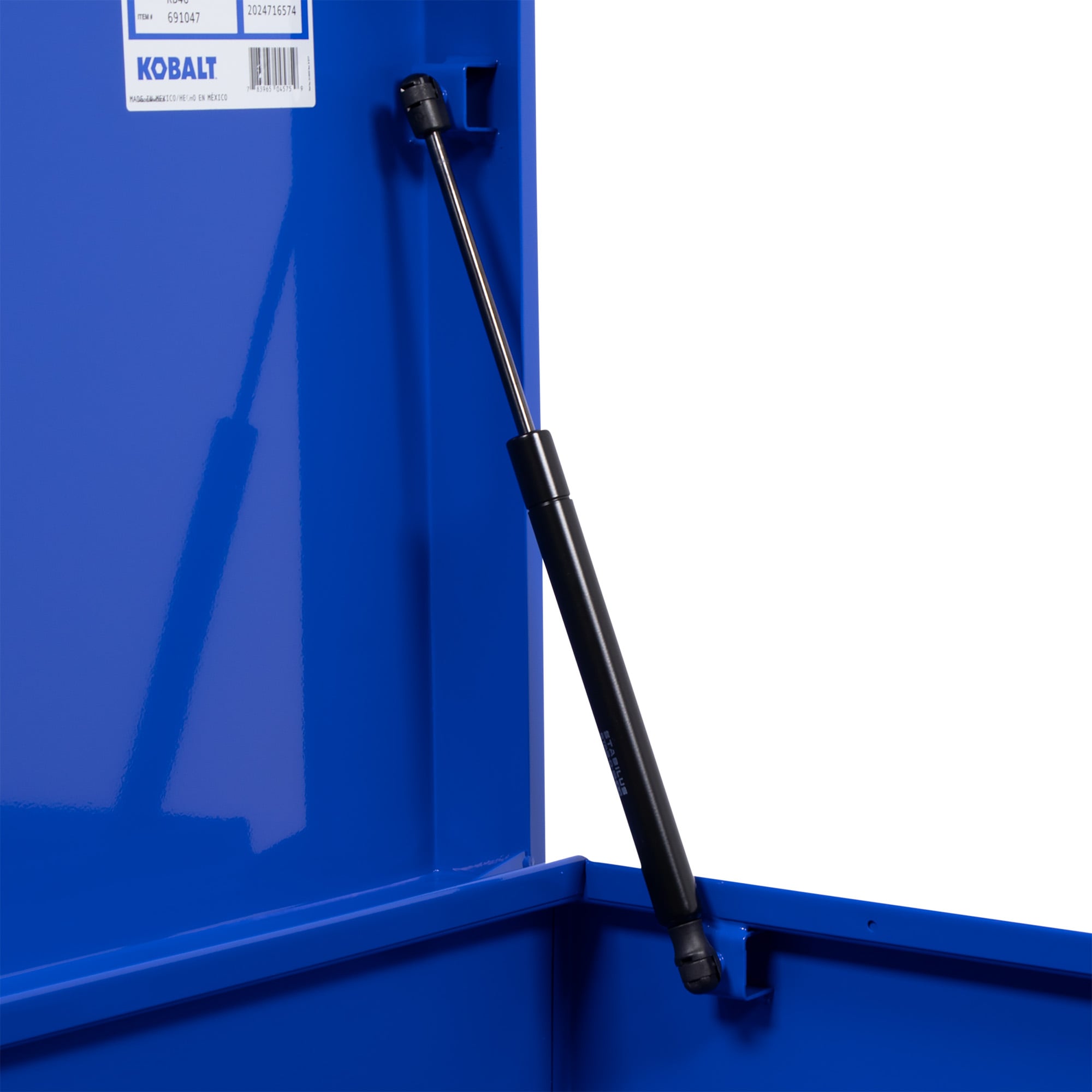 Kobalt 24-Inches W x 48-Inches L x 28-Inches H Blue Steel Jobsite Box