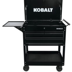 Kobalt 35-Inches W x 37.5-Inches H 4 -Drawer Steel Rolling Tool Cabinet ( Black )