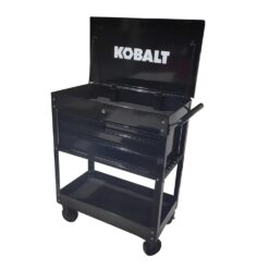 Kobalt 35-Inches W x 37.5-Inches H 4 -Drawer Steel Rolling Tool Cabinet ( Black )