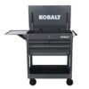 Kobalt 35-Inches W x 37.5-Inches H 4 -Drawer Steel Rolling Tool Cabinet ( Gray )