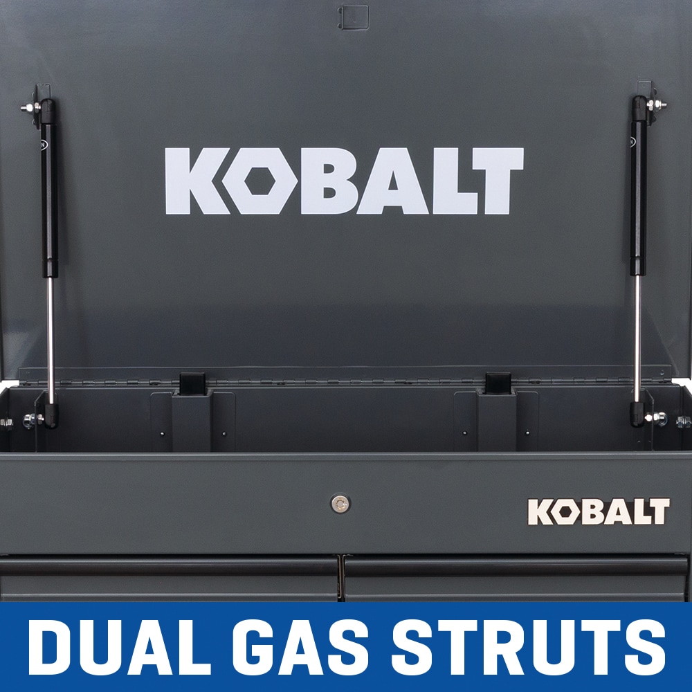 Kobalt 35-Inches W x 37.5-Inches H 4 -Drawer Steel Rolling Tool Cabinet ( Gray )