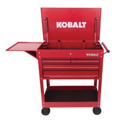 Kobalt 35-Inches W x 37.5-Inches H 4 -Drawer Steel Rolling Tool Cabinet ( Red )