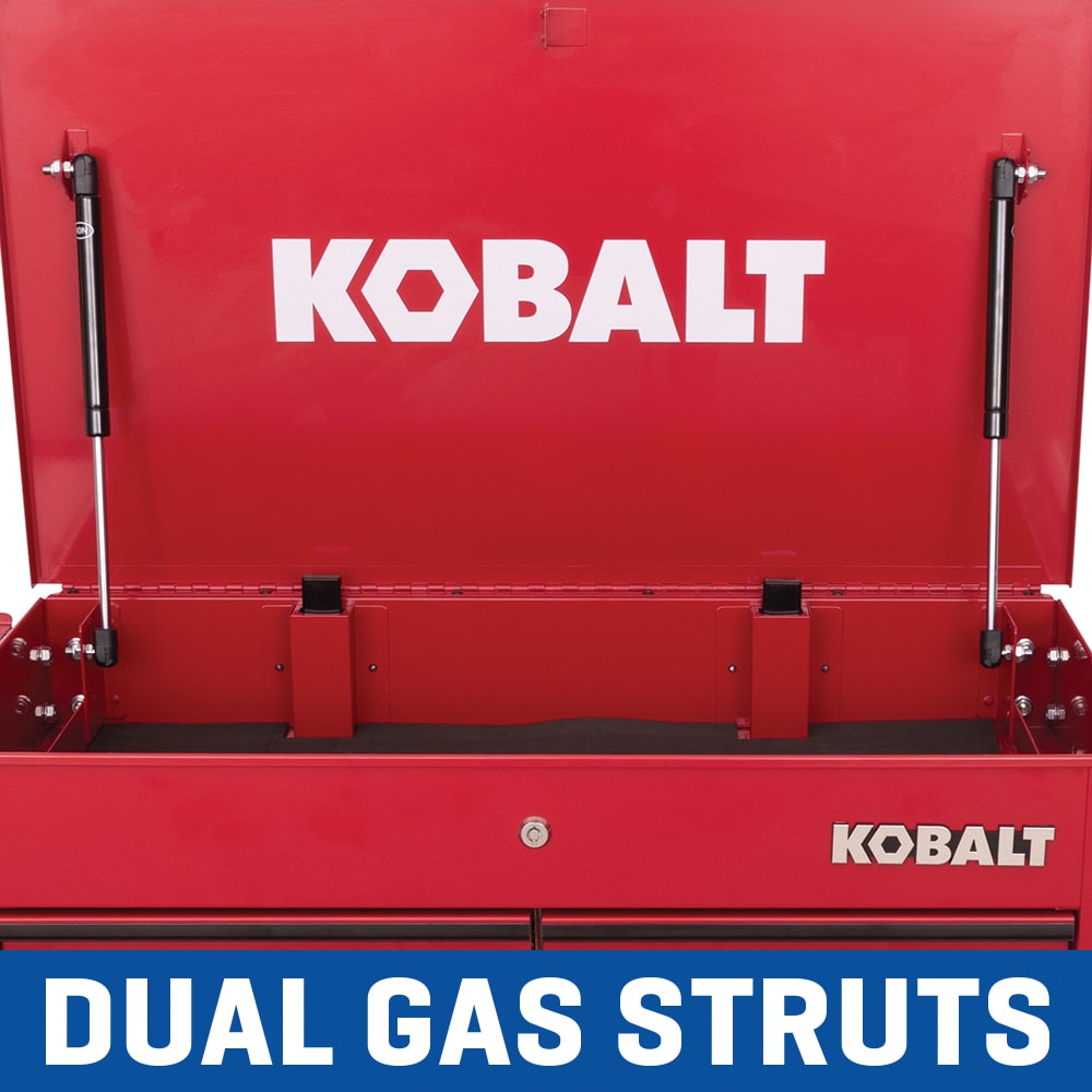 Kobalt 35-Inches W x 37.5-Inches H 4 -Drawer Steel Rolling Tool Cabinet ( Red )