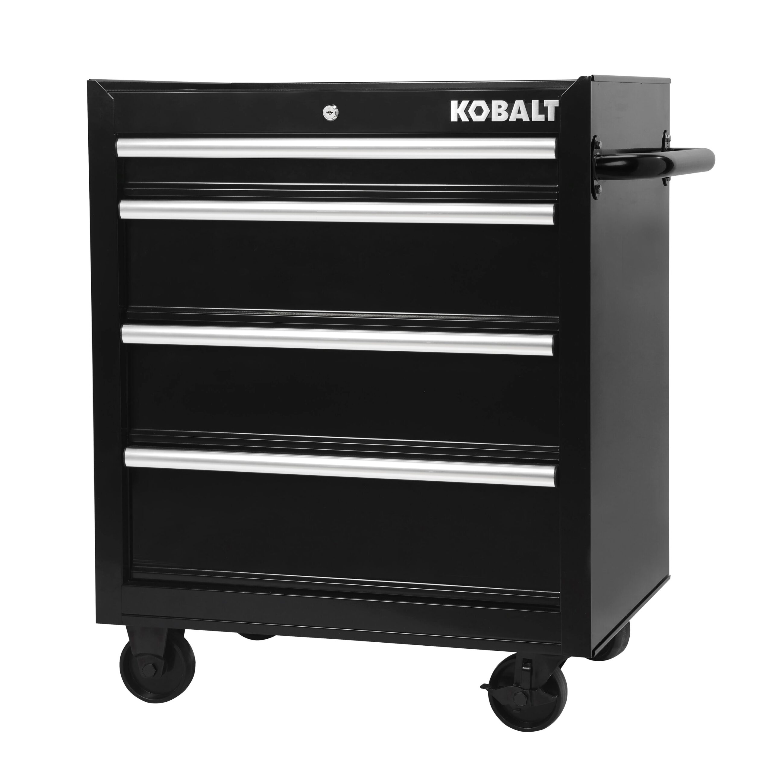 Kobalt 26.7-Inches W x 33-Inches H 4 -Drawer Steel Rolling Tool Cabinet ( Black )