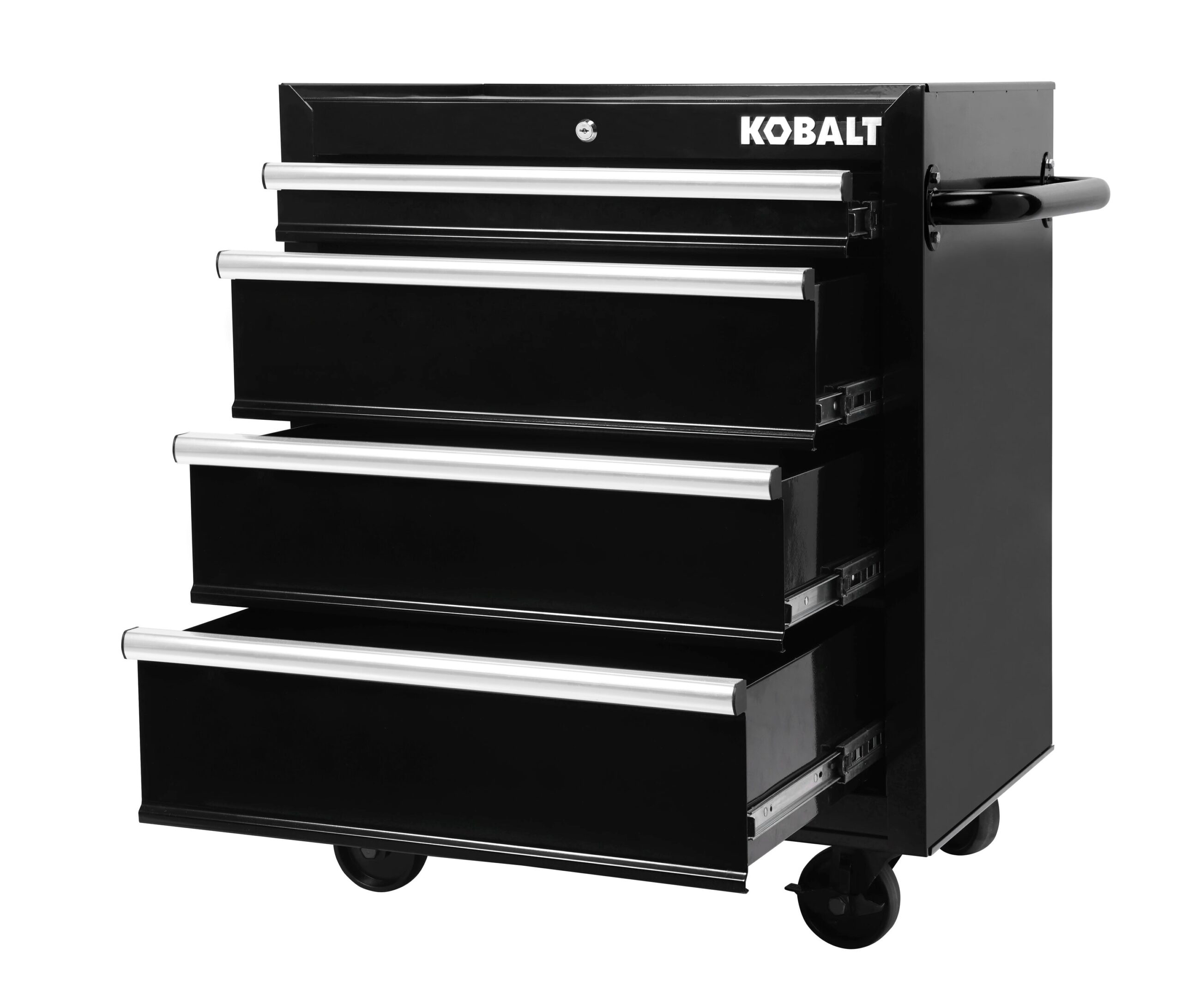 Kobalt 26.7-Inches W x 33-Inches H 4 -Drawer Steel Rolling Tool Cabinet ( Black )