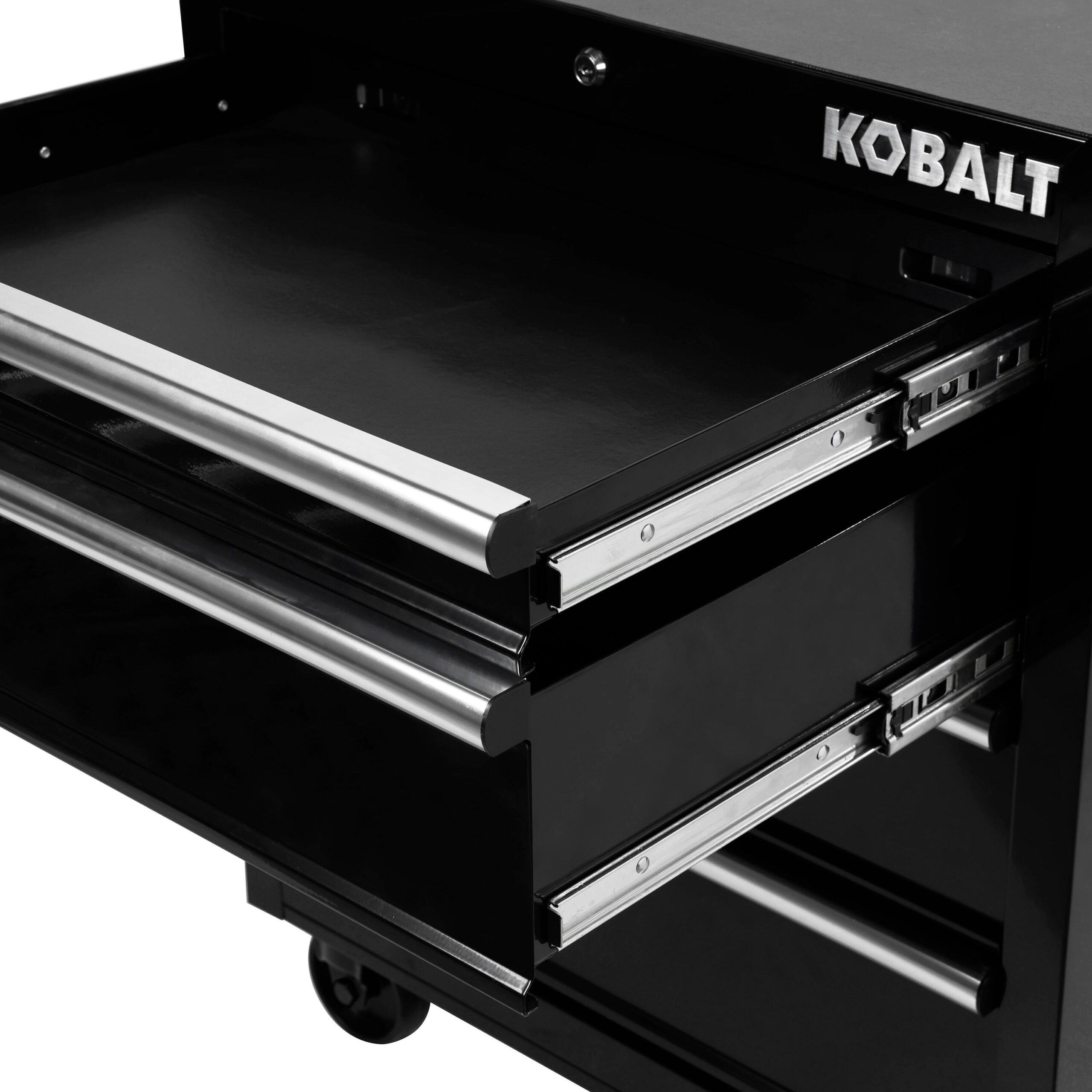 Kobalt 26.7-Inches W x 33-Inches H 4 -Drawer Steel Rolling Tool Cabinet ( Black )