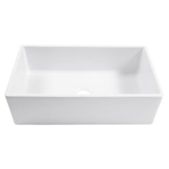 SINKOLOGY Austen Undermount Farmhouse apron front 33-Inches x 18-Inches Fireclay Single bowl Kitchen Sink