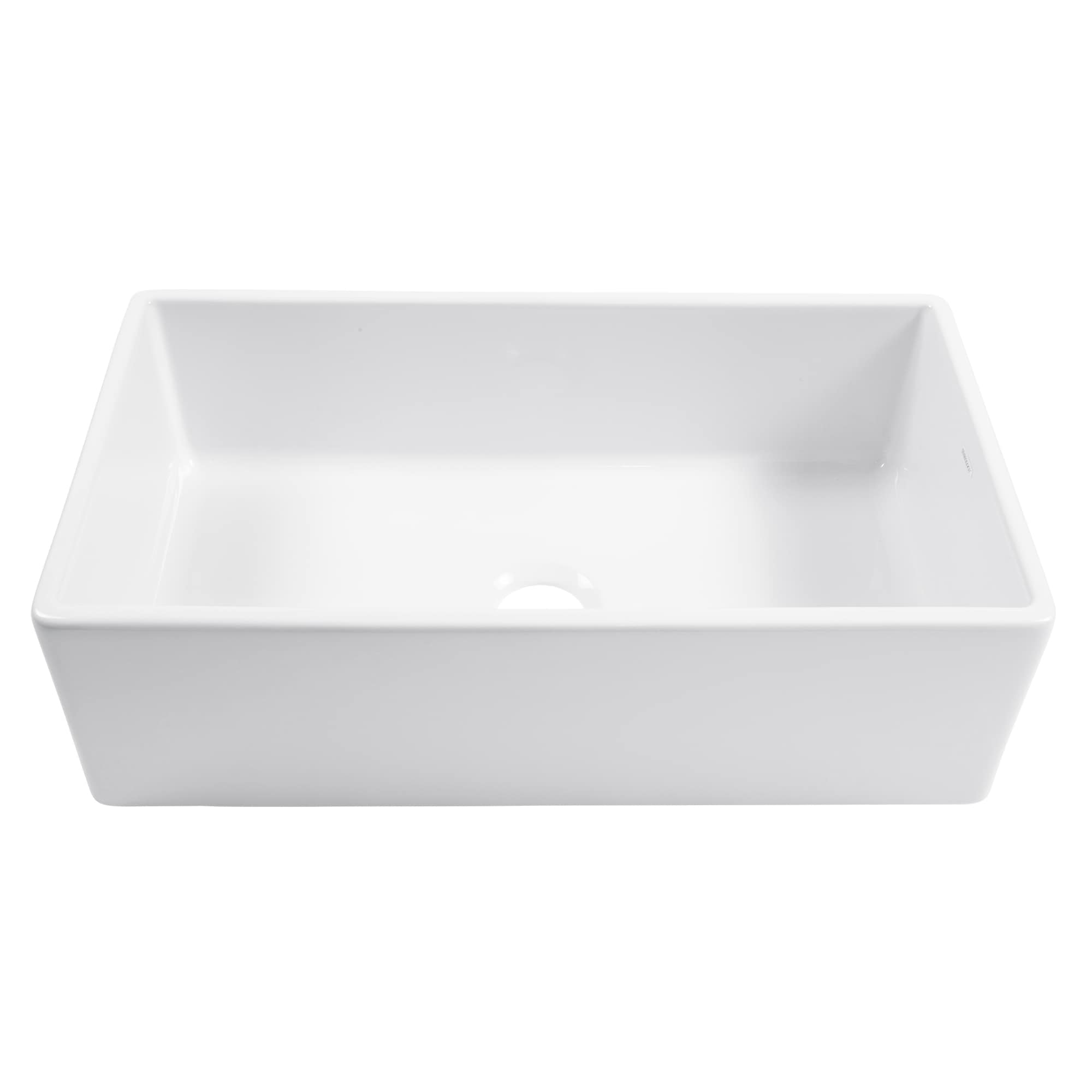 SINKOLOGY Austen Undermount Farmhouse apron front 33-Inches x 18-Inches Fireclay Single bowl Kitchen Sink