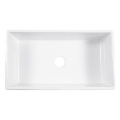 SINKOLOGY Austen Undermount Farmhouse apron front 33-Inches x 18-Inches Fireclay Single bowl Kitchen Sink